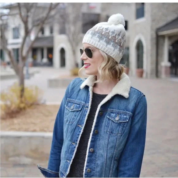 Sherpa jean jacket old navy best sale